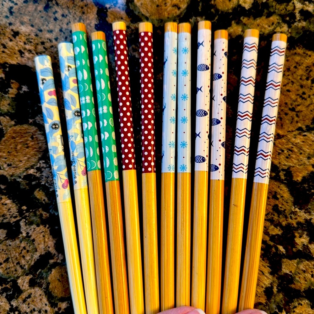 🔥5 for $10🔥Bamboo chopsticks 🥢